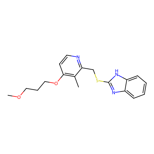 Rabeprazole-thioether structure