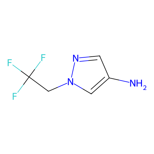 1-(2,2,2-trifluoroethyl)-1H-pyrazol-4-amine structure