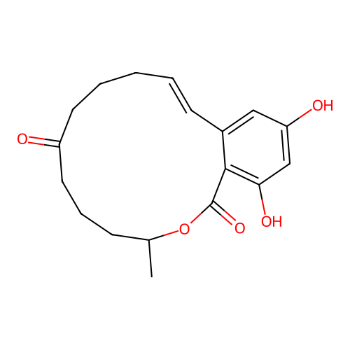 Fusarium toxin structure