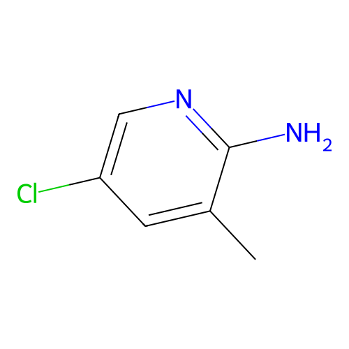 2-Amino-5-chloro-3-methylpyridine structure
