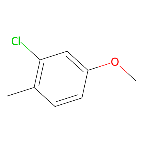 2-Chloro-4-methoxytoluene structure
