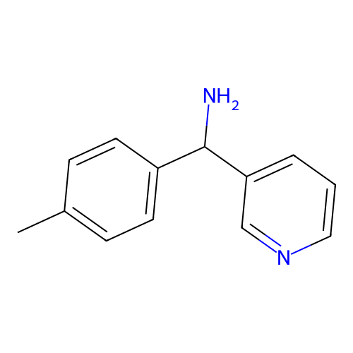 C-Pyridin-3-yl-C-p-tolyl-methylamine structure