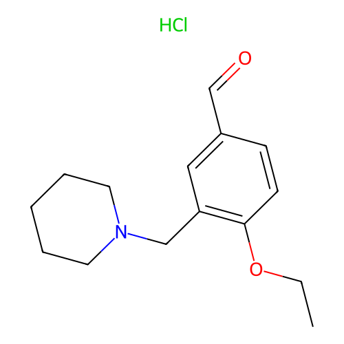 4-Ethoxy-3-piperidin-1-ylmethyl-benzaldehyde hydrochloride structure