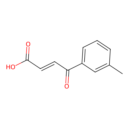 4-(3-Methylphenyl)-4-oxo-2-butenoic acid structure
