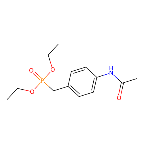 Diethyl 4-Acetamidobenzylphosphonate structure