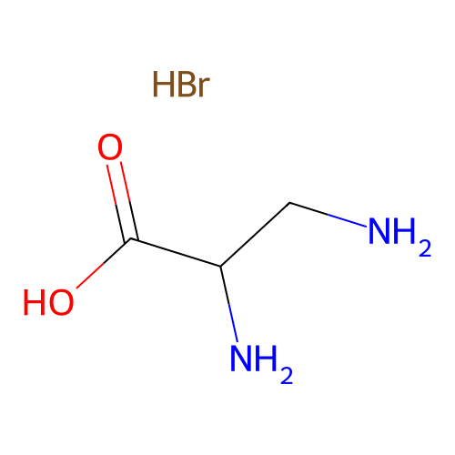 2,3-Diaminopropionic acid hydrobromide structure