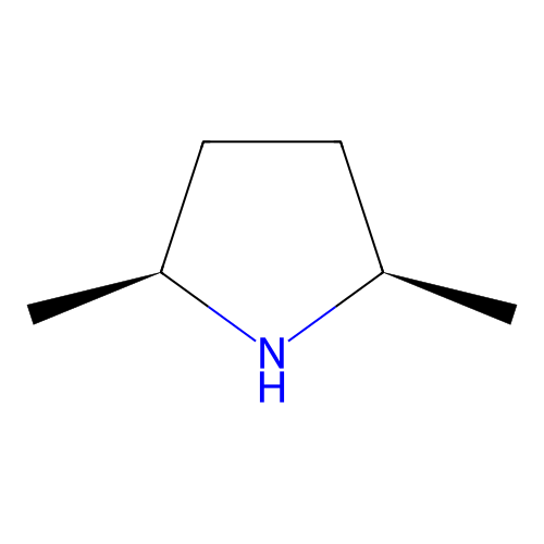 cis-2,5-Dimethylpyrrolidine structure