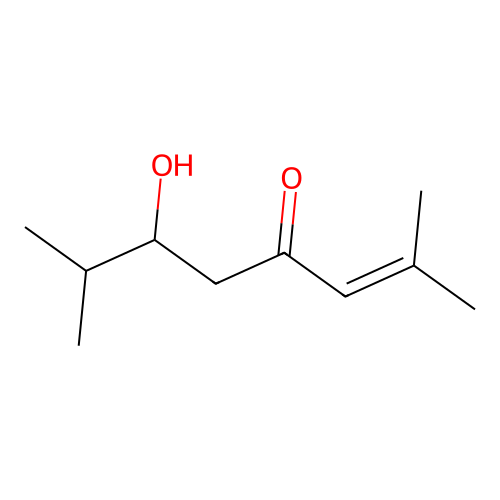 2,7-Dimethyl-6-hydroxy-2-octen-4-one structure