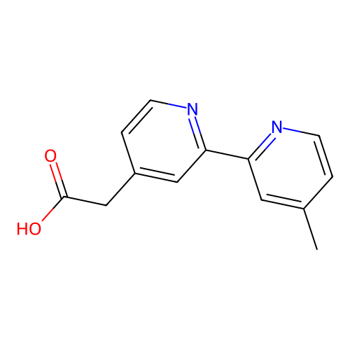 2-(4'-Methyl-[2,2'-bipyridin]-4-yl)acetic acid structure