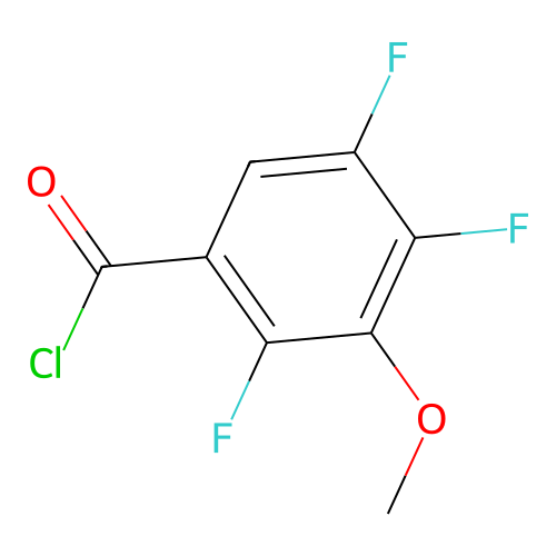 2,4,5-Trifluoro-3-methoxybenzoyl chloride structure