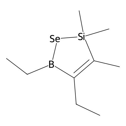 1-Selena-2-sila-5-boracyclopent-3-ene, 4,5-diethyl-2,2,3-trimethyl- structure