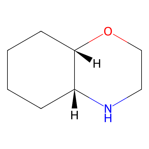 rac-(4aR,8aS)-octahydro-2H-1,4-benzoxazine structure