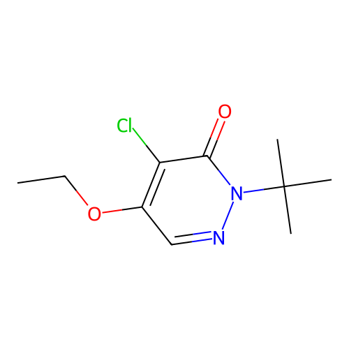 2-Tert-butyl-4-chloro-5-ethoxypyridazin-3-one structure
