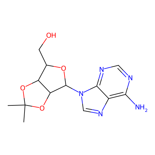 2',3'-O-Isopropylideneadenosine structure