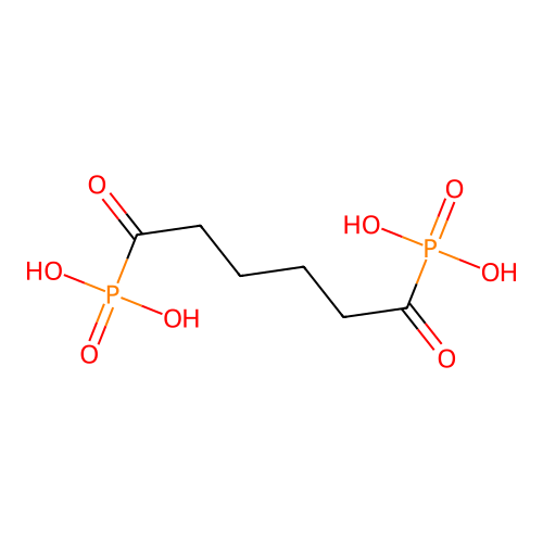 己二酰双膦酸 structure
