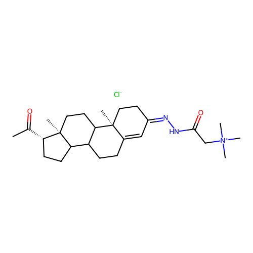 Progesterone betaine hydrazide chloride structure