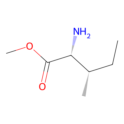 D-Alloisoleucine, methyl ester structure