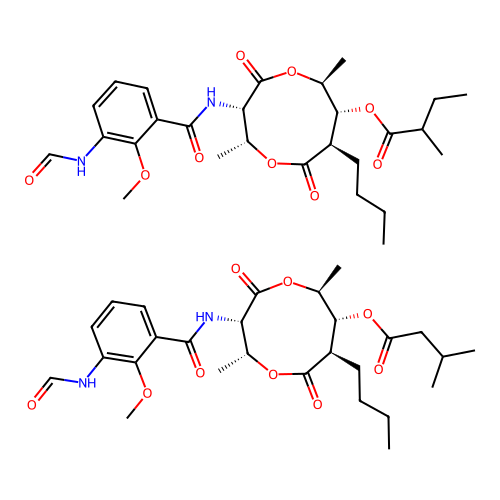 Antimycin A3 methyl ether FH-25 structure
