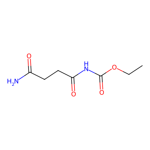 (3-Carbamoylpropionyl)carbamic acid ethyl ester structure