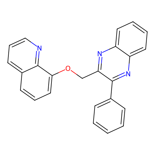 8-[(3-Phenylquinoxalin-2-yl)methoxy]quinoline structure