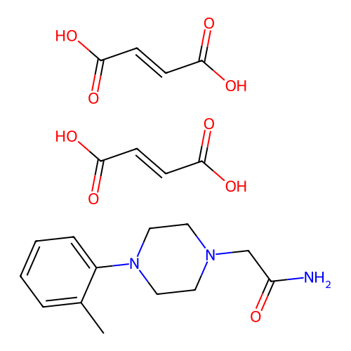 Acetamide, 2-(4-methyl-1-piperazinyl)-N-phenyl-, (Z)-2-butenedioate (1:2) structure