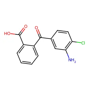2-(3-氨基-4-氯苯甲酰)苯甲酸 structure