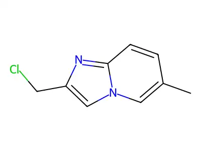 2-(Chloromethyl)-6-methylimidazo[1,2-a]pyridine structure