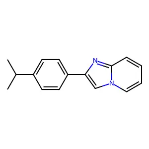 2-[4-(Propan-2-yl)phenyl]imidazo[1,2-a]pyridine structure