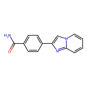 4-Imidazo[1,2-a]pyridin-2-ylbenzamide structure