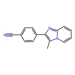 4-(3-Methylimidazo[1,2-a]pyridin-2-yl)benzonitrile structure
