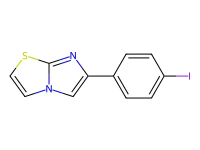 6-(4-Iodophenyl)imidazo[2,1-b][1,3]thiazole structure