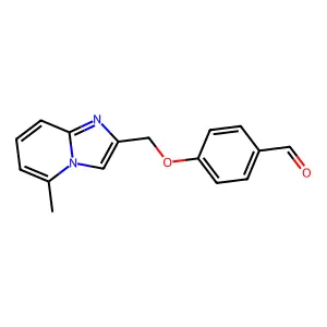 4-[(5-Methylimidazo[1,2-a]pyridin-2-yl)methoxy]benzaldehyde structure