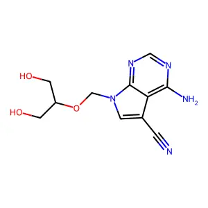 7-CN-7-deaza-acycloA structure