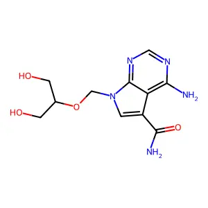 7-NH2CO-7-deaza-acycloA structure