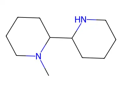 1-Methyl-2,2'-bipiperidine structure