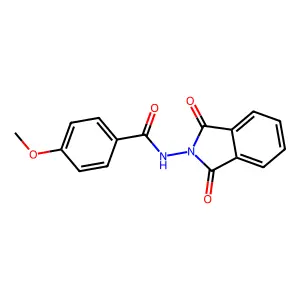 N-(1,3-dioxo-1,3-dihydro-2H-isoindol-2-yl)-4-methoxybenzamide structure