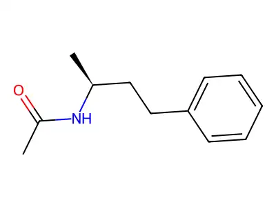 N-(1-Methyl-3-phenylpropyl)acetamide structure