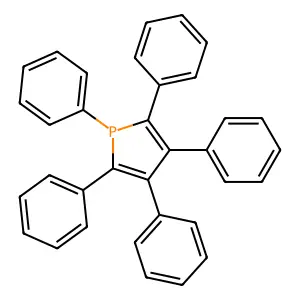 Pentaphenylphosphole structure