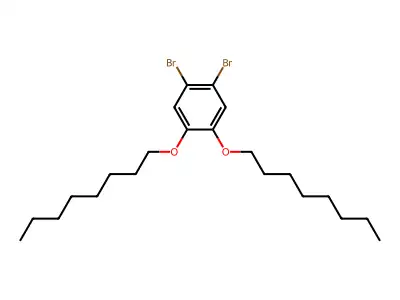 1,2-Dibromo-4,5-bis(octyloxy)benzene structure