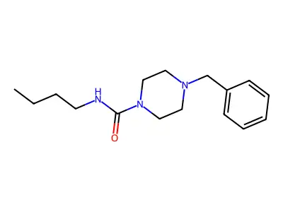 4-benzyl-N-butylpiperazine-1-carboxamide structure