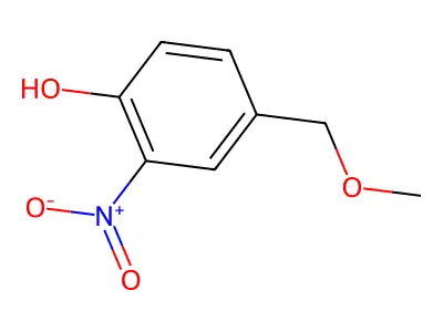 4-[(Methyloxy)methyl]-2-nitrophenol structure