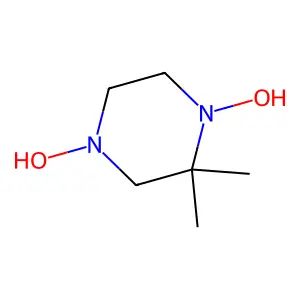 1,4-Dihydroxy-2,2-dimethylpiperazine structure