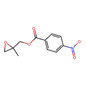 (2-Methyloxiran-2-yl)methyl 4-nitrobenzoate structure