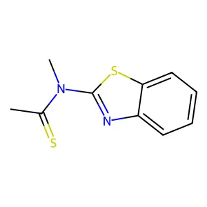 N-(1,3-苯并噻唑-2-基)-N-甲基乙硫代酰胺 structure