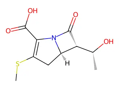 2-Methylthiocarbapenem structure