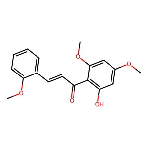 2'-Hydroxy-2,4',6'-Trimethoxychalcone structure
