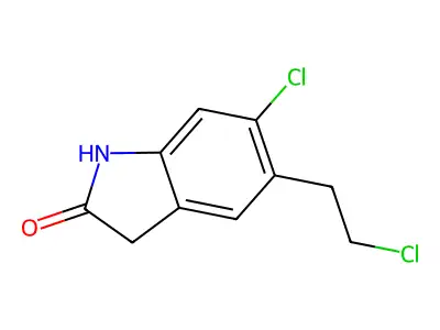 5-(2-Chloroacetyl)-6-chlorooxindole structure
