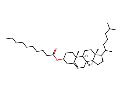 胆固醇癸酸酯 structure