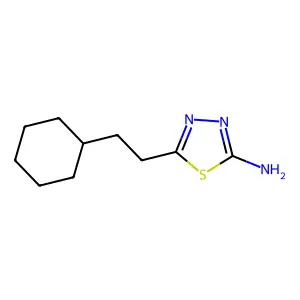 5-(2-环己基乙基)-1,3,4-噻二唑-2-胺 structure