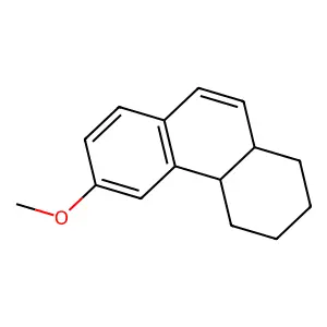 6-Methoxy-trans-1,2,3,4,4a,10a-hexahydrophenanthrene structure